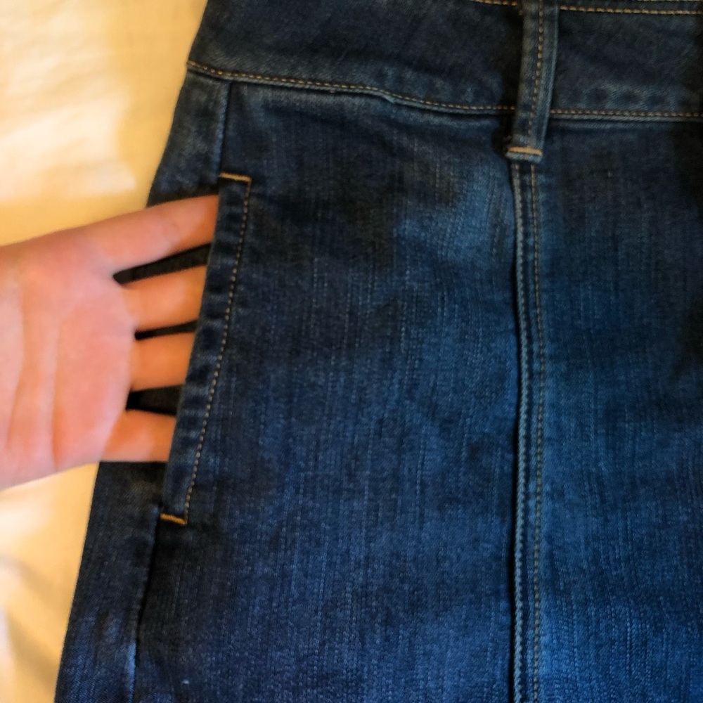 American Eagle button up jean skirt - Picture 2 of 5